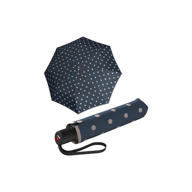 Knirps A.200 Medium Duomatic Dot Art Pocket Umbrella Ocean, Dot