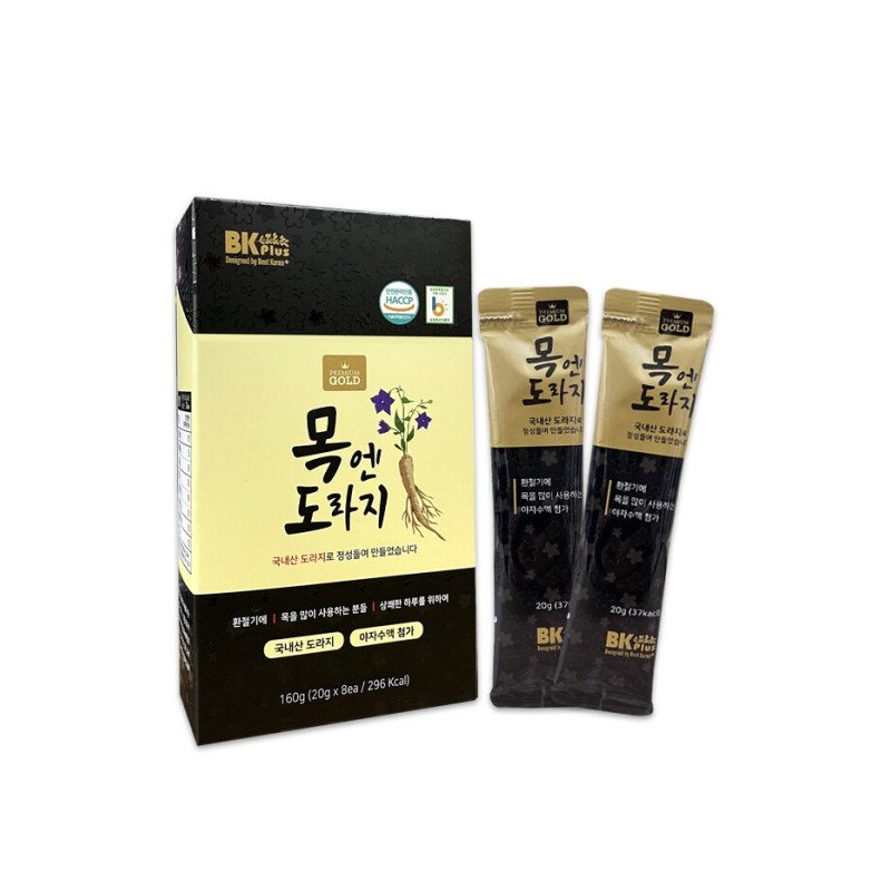 목엔도라지 20g x 8개/1박스 도라지엑기스 목건강 Mugwort Root Extract for
