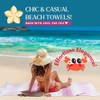 Oversized Turkish Beach Towels - 6 Pack, Quick Dry &