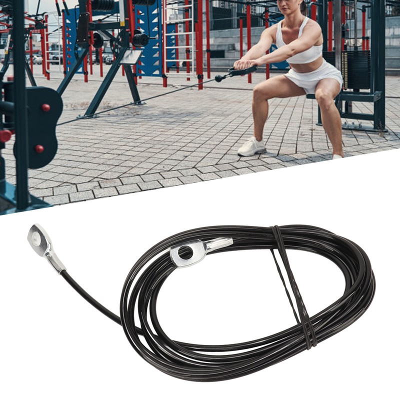 Fitness Pulley Cable 5mm Thick Heavy Duty Pulley System Replacement