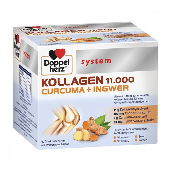 Doppelherz system Kollagen 11.000 Curcuma + Ingwer