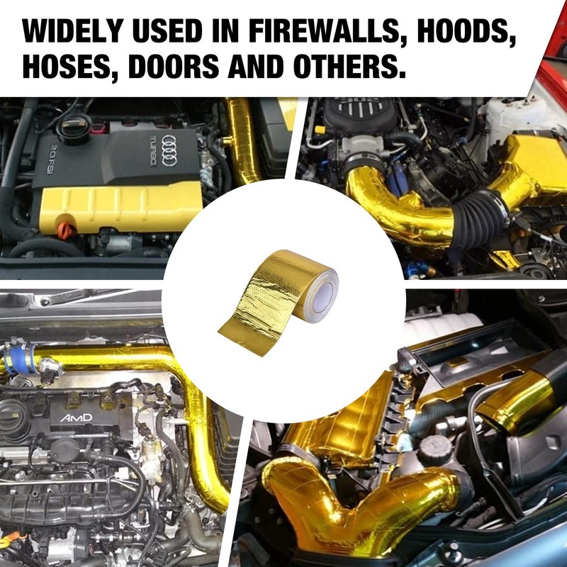 EVIL ENERGY Titanium Exhaust Header Wrap Roll 2" x 16'