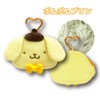 Tanayama Shoji 63202404 Mini Face Pouch with Carabiner, Pom Pom