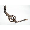 Gutter House Rain Chain, Spiral Gutter Chain 8.5ft, Copper Rain