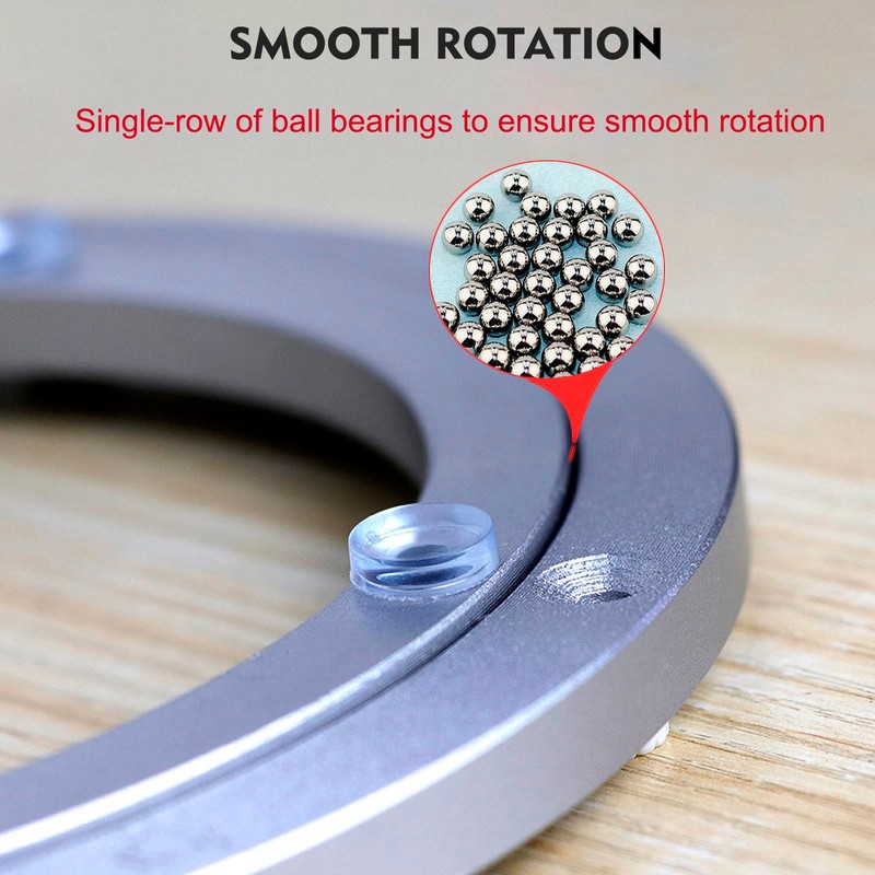 Aluminium Alloy Turntable Bearing, Heavy Duty Swivel Turntable Lazy Susan