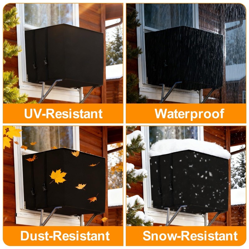 Demao Winter AC Covers for Outside, Air Conditioner Cover for