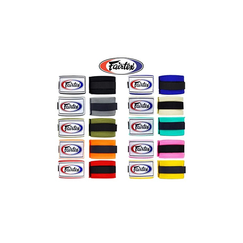 Fairtex HW2 Yellow 4.5m Stretch Hand Wraps