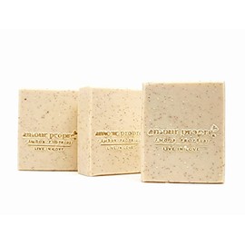Creamy Coconut Milk & Exfoliating Walnut Shell Artisanal Bar Soap (Quantity 3)