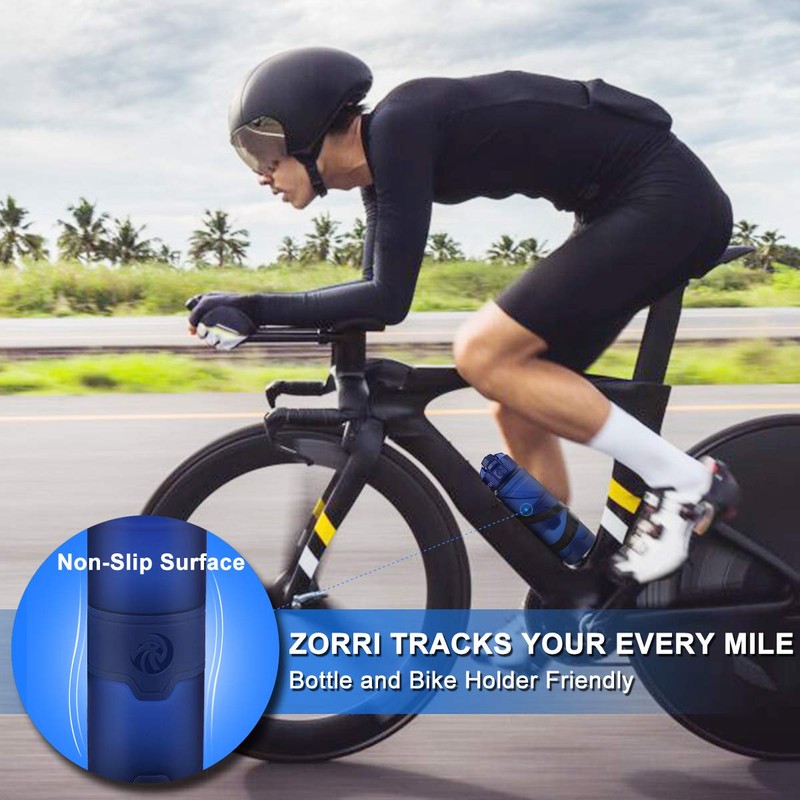 Zorri Sports Water Bottle, BPA-Free, Dark Blue, Size 500 ml