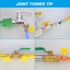 EMSea 2 Pcs 10mm Brass Barbed Hose Fitting Coupler Connector
