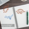 100Pcs Paper Clips Unique Dinosaur Shape Lightweight Portable Electroplating Process