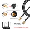 traderplus 3-Pack 10FT RP-SMA Male to Female Extension Cable WiFi
