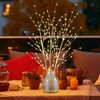 Lighted Birch Branches Plug in with Timer 33IN 180 LED
