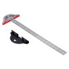 Woodworker Edge Ruler Protractor Portable Stainless Steel Angle Measuring Tool