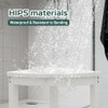 Waterproof Corner Shower Stool for Inside Shower, Poly Lumber Shower