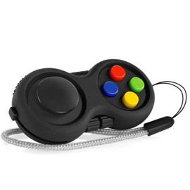 Giocattolo Messa a Fuoco Regolatore Classico Joypad Fidget con Le Funzioni di 8 Fidget E La Cordicella - Perfetto per Distensione