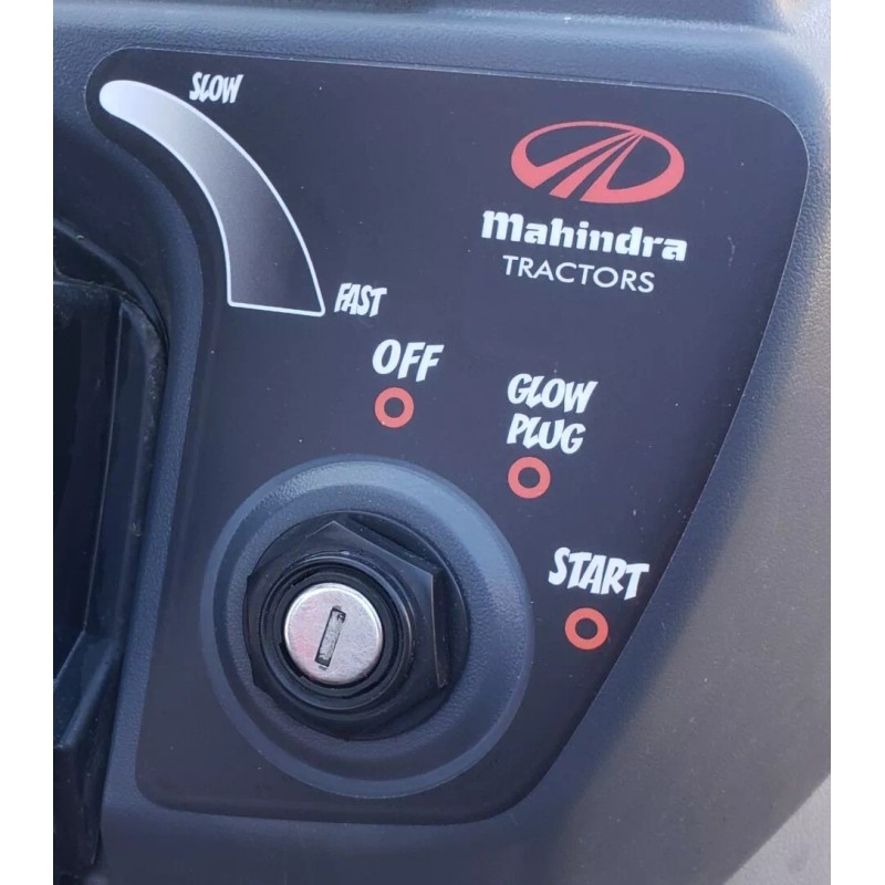 Mahindra Replacement Key Dash Start Decal Emblem 1526 1626 New