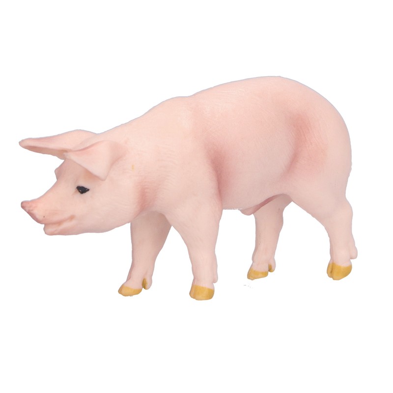 Simulation Farm Pig Animals Model Figures Toy Set Preschool Educational