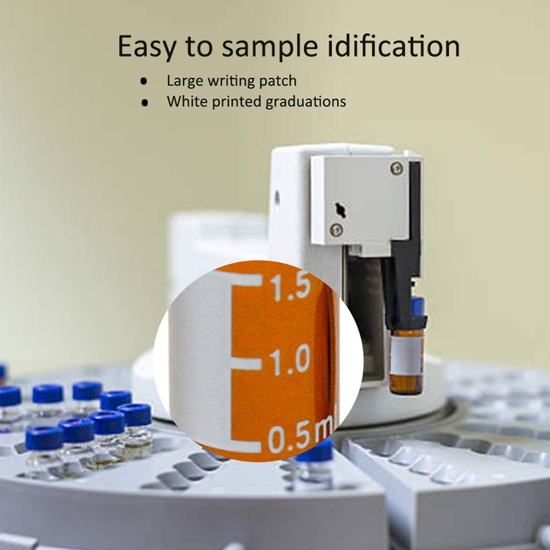 ALWSCI 2 ml Clear Autosampler Vial, HPLC Vial with Writing