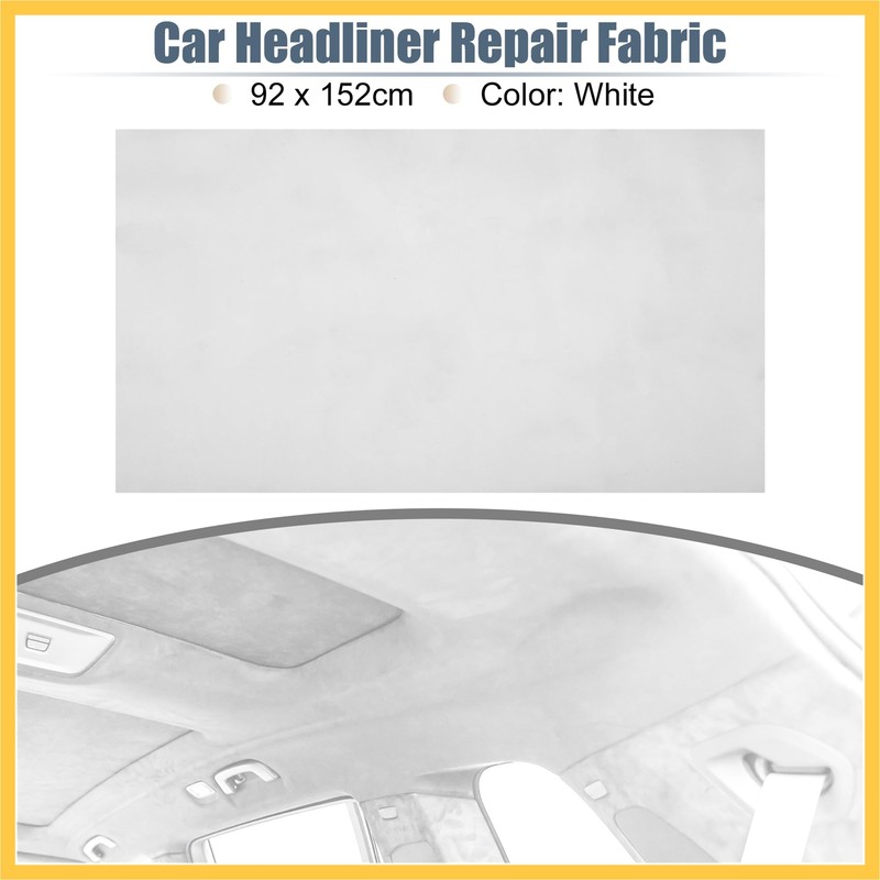 REPAIROCK Suede Headliner Fabric 36" Length x 60" Width Foam