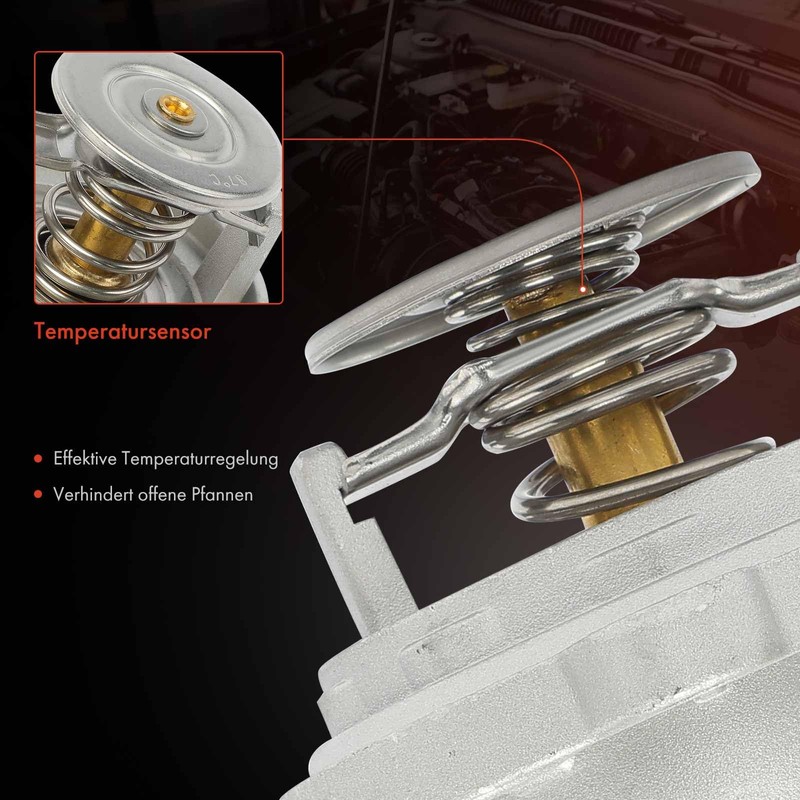 Frankberg Thermostat Coolant with Seal Compatible with C-Class W202 2.4L-4.3L