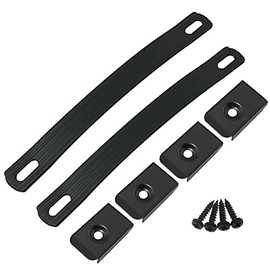 ZZHXSM 2 Pcs Handle Strap Replacement Pull Handle Strap Handle Box Carry Grip Carry Handle with Metal End Caps, with 4 screws