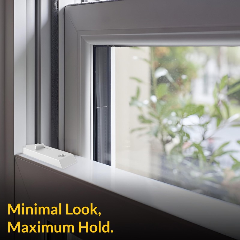 Brixwell 83-620WA White Better-Bilt 83 Series Vinyl Window Slide/Tilt Latch