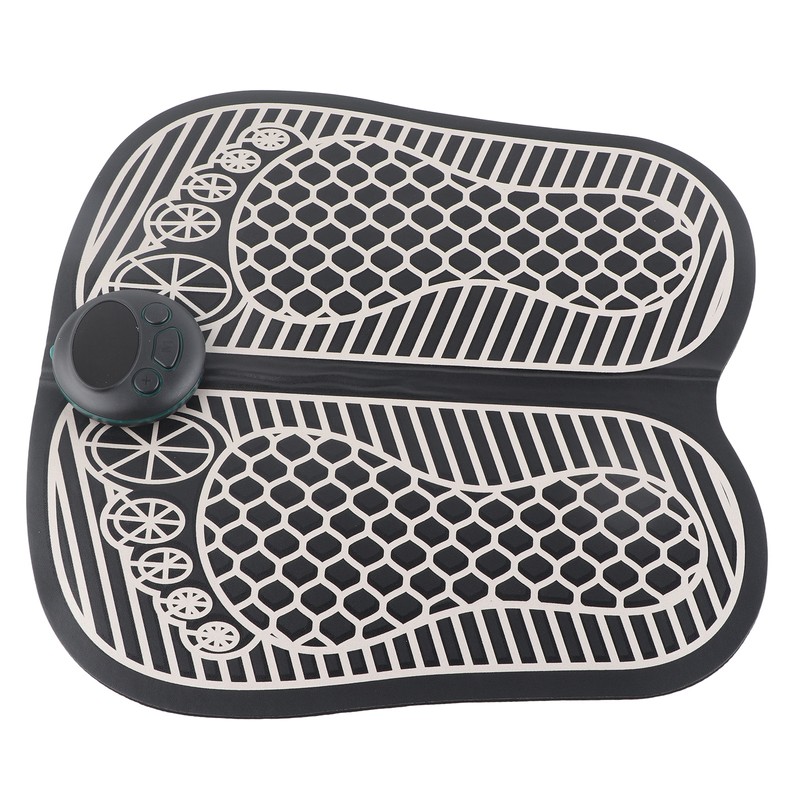 Foot Massager Mat USB Rechargeable 8 Modes 19 Strength Microcurrent