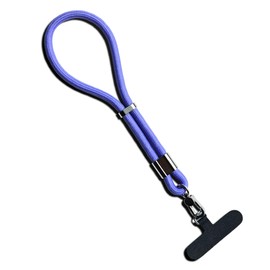 RATASK Adjustable Wrist Strap Lanyard, Rope Lanyard Wrist Strap for Mobile Phones, Cameras, Keyring, Keychain,Mobile Accessory Pendant (6mm Thickness) Different colour choices (Purple)