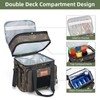 HSHRISH Lunch Box for men, Large Expandable Insulated Lunch Bag,
