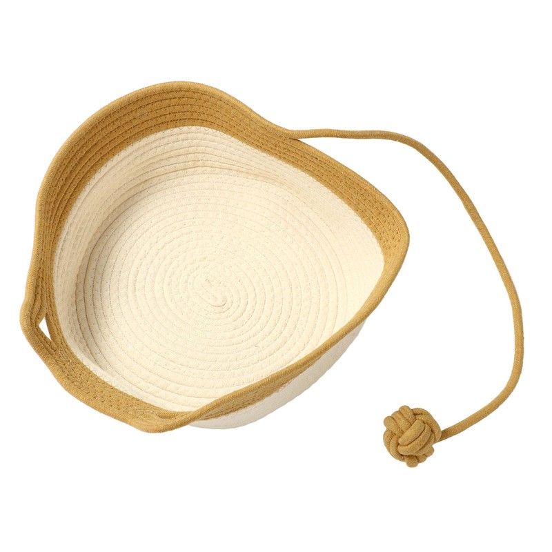 Handwoven Cotton Rope Cat Bed Multifunctional Exquisite Comfortable Cat House