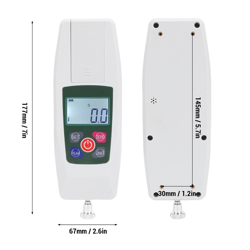 Digital Force Gauges, 5N Push Pull Gauges Portable Force Meter