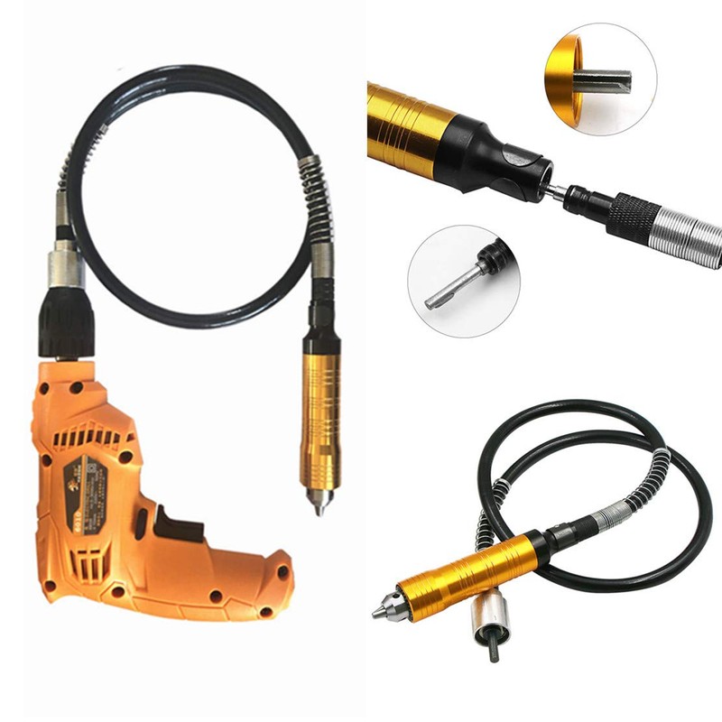 0.3-6.5mm Flex Shaft Drill Chuck Handle Adapter Attachment, Flexible Shaft