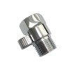 Shut-off Intermediate Faucet for Showers [Short Switch] Chrome Connection Diameter