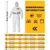 YIBER Hazmat Suit Disposable Coverall | Full Body Painters Suit