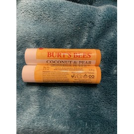 Burt's Bees 2PK Burt’s Bees COCONUT & PEAR Moisturizing Lip Balm 100% Natural Origin