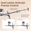 Colima 2025 Upgrade 55psi Airbrush Kit - Double Action Airbrush