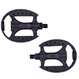 FREESTYLE BMX BIKE BEARTRAP STYLE PEDALS 1/2" CRO-MO AXLE PAIR BLACK