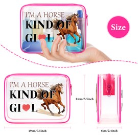 Sfodiary Horse Gifts for Women Makeup Bag Horses Lover Gifts for Animal Lover Horse Cosmetic Bag Equestrian Gifts for Friends Daughter Horse Themed Christmas Birthday Gift for Horse Lover Mom Aunt