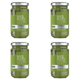 Compagnia Sanremo Pesto DOP Basil Pesto, 6.5 oz SET of 4