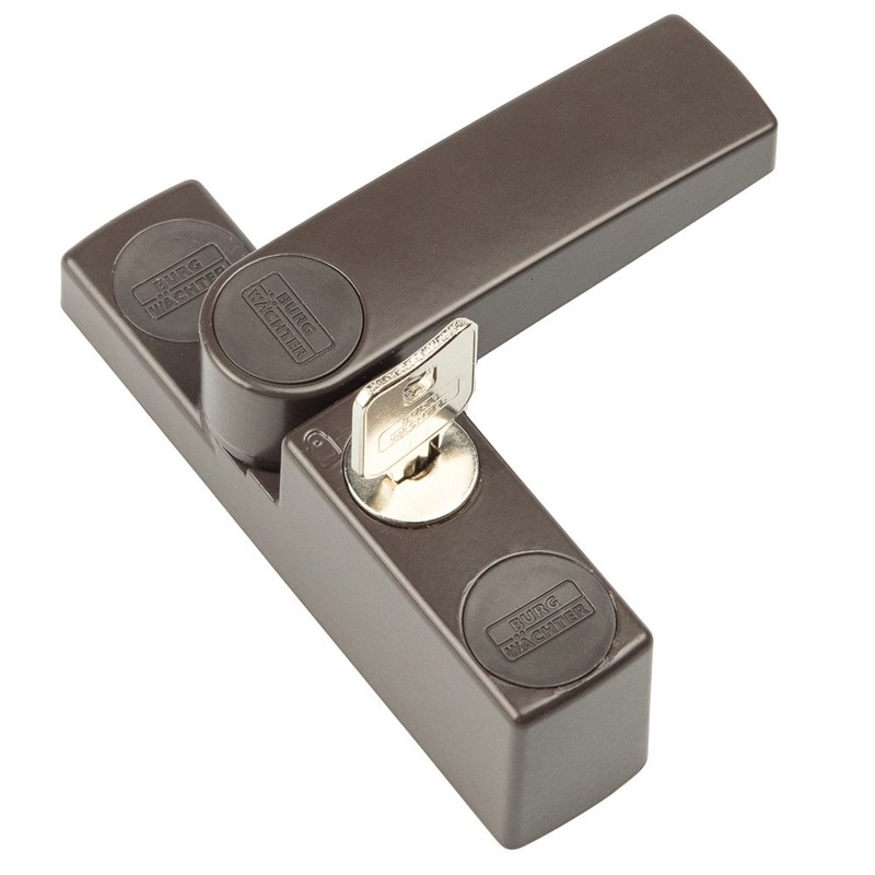 BURG-WÄCHTER Winsafe WS 11 BR SB window lock, 1 piece,