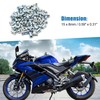 A ABSOPRO Motorcycle Brake Line Cable Screws Fixed Wire Fastener