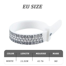 XKSOCT Measure 2 ring sizes, ring size finger circumference, ring sizer, finger circumference, finger size, multi sizer for Europe