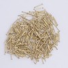 OMOTOOL Round Head Pins Nails (Pack of 300), Brass-Plated Nails