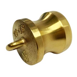 AF Hydro Brass Cam and Groove Type DP Hose Fitting, Dust Plug with 1/2” Male Adapter, Pressure Rating up to 150 PSI, Easy Connect and Disconnect to Protect Female Camlock