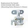 waltyotur Fuel Gas Petcock Valve Assembly Replacement For Suzuki SV650