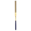 sourcing map Diamond Needle Files, 5mm x 180mm Titanium Coated
