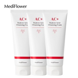Mediflower Acne Tea Tree Cleansing Foam 150mlx3 / 메디플라워 아크네 티트리 클렌징폼 150mlx3개