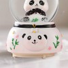 Panda Snow Globe, caja de música de 80 mm para