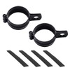 Biqing 2PCS Motorbike Turn Signal Mount Bracket,32-41mm Metal Motorcycle Modified